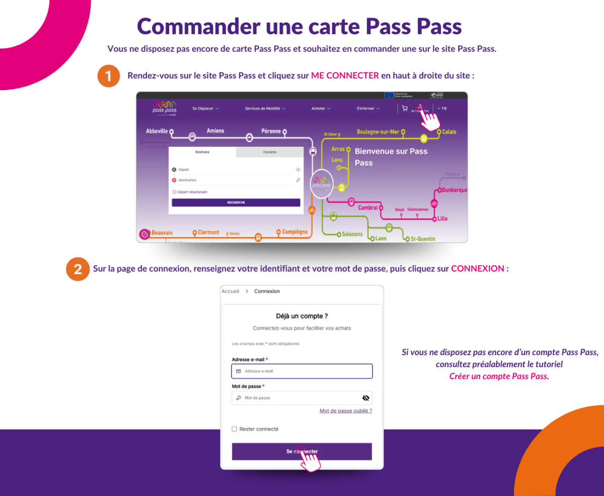 Commander une carte Pass Pass 