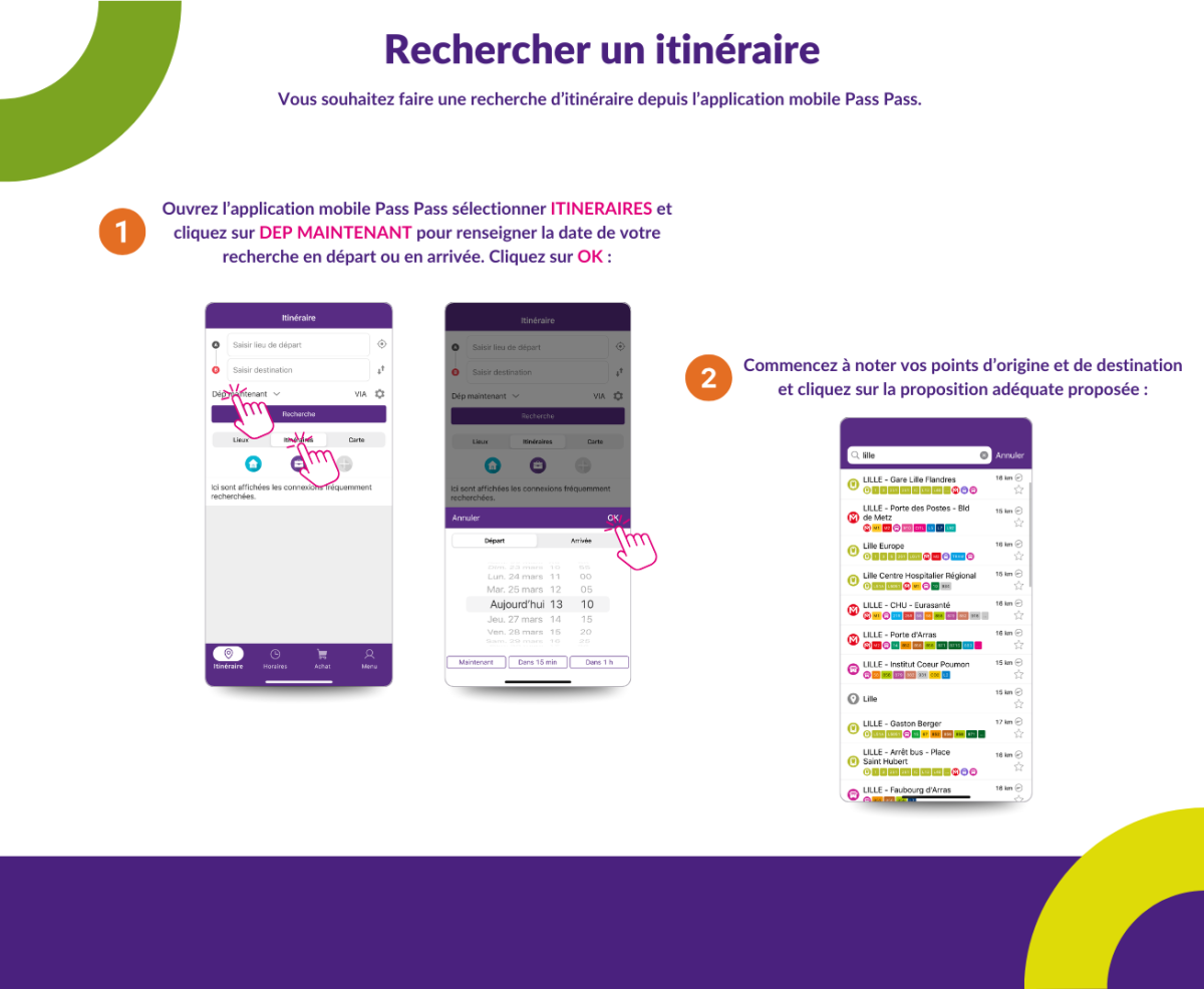 Rechercher un itinéraire
